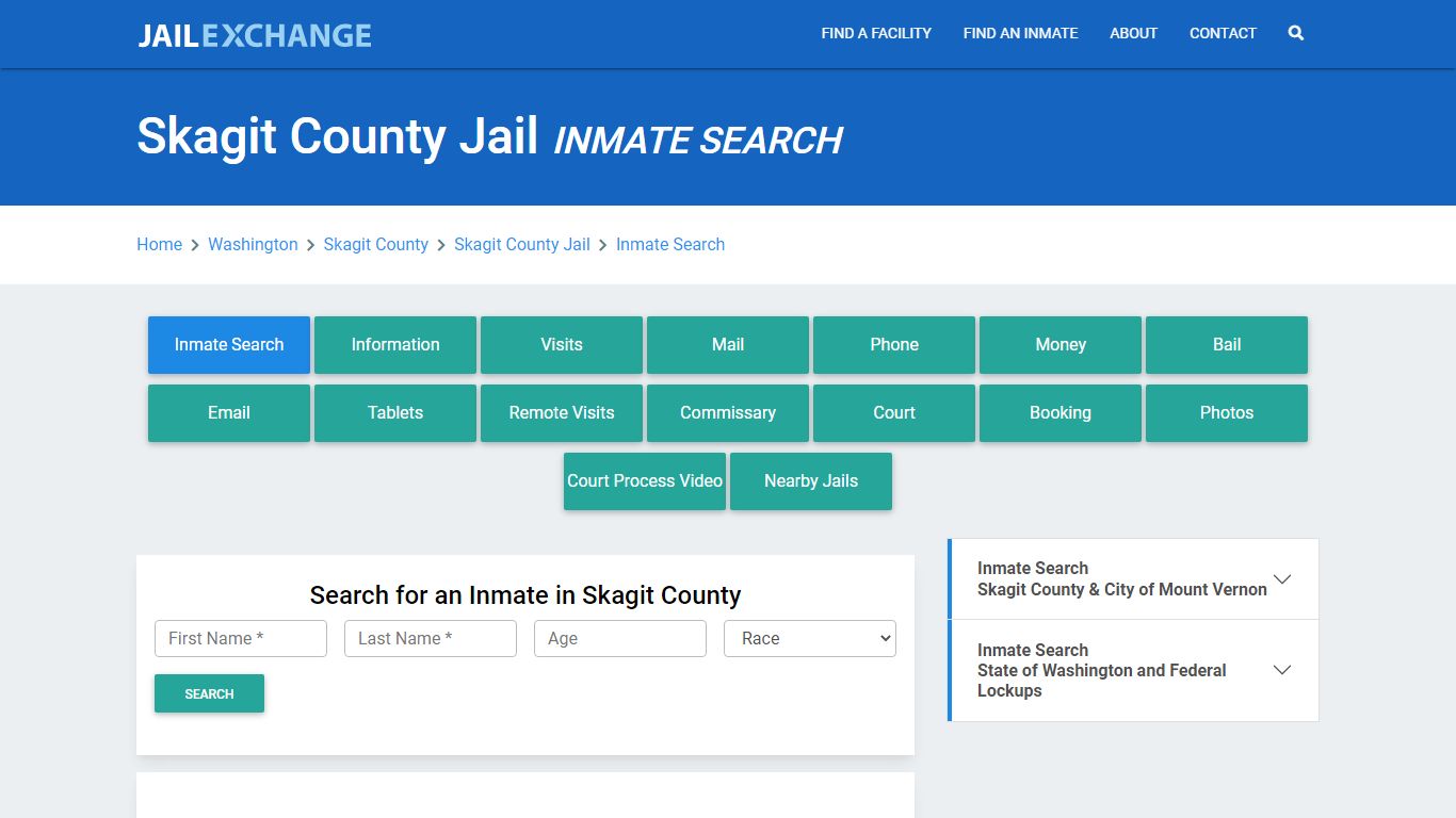 Skagit County Jail, WA Inmate Search: Roster & Mugshots